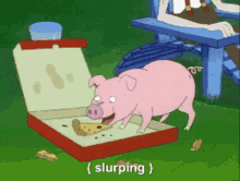 Pig Slurp GIF - Pig Slurp Hey Arnold GIFs