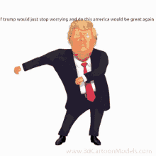 Trump Floss GIF - Trump Floss Fortnite GIFs