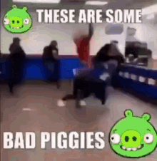 im some bad piggies piggies angry birds