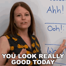 You Look Really Good Today Emma GIF - You Look Really Good Today Emma Engvid GIFs