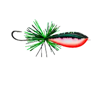 a bx skitter frog with a hook on it