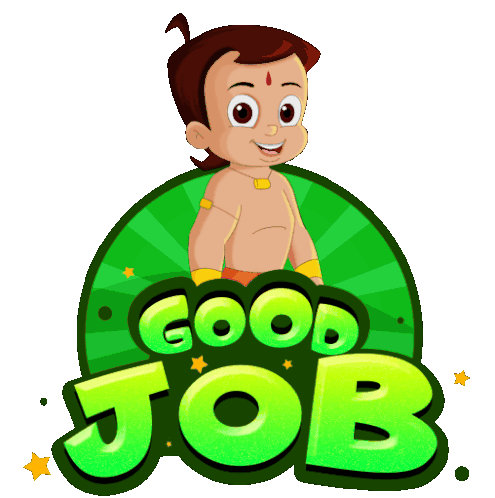 Good Job Chhota Bheem Sticker - Good Job Chhota Bheem Thumbs Up Stickers