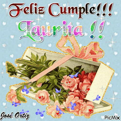 Feliz Cumpleaños Laurita GIF - Feliz cumpleaños laurita - Discover & Share  GIFs