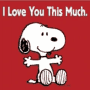 Snoopy Love You T His Much GIF - Snoopy Love You T His Much Love You GIFs