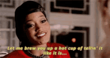 Spill The Tea Let Me Brew You Up Some Hot GIF - Spill The Tea Let Me Brew You Up Some Hot Telling It Like It Is GIFs