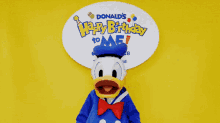 誕生日 ディズニー GIF - Donald Duck Disney Birthday Celebrate GIFs