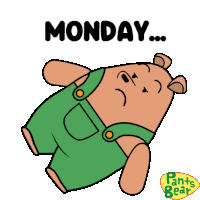 Monday Tired Meme Sticker - Monday Tired Meme Tired Anime Stickers
