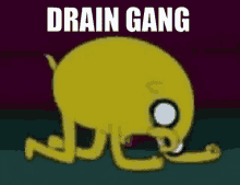 Drain Gang Jake The Dog GIF - Drain Gang Jake The Dog Adventure Time GIFs