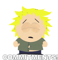 Commitments Tweek Tweak Sticker - Commitments Tweek Tweak South Park Stickers