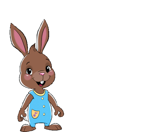 Sammy Rabbit Sticker - Sammy Rabbit Bunny Stickers