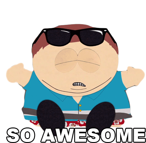 So Awesome Eric Cartman Sticker - So Awesome Eric Cartman South Park Stickers
