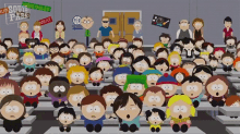 Children Cheering South Park GIF - Children Cheering South Park Hummels And Heroin GIFs