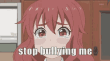 anime bully cry tears sad