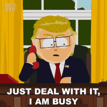 Just Deal With It Im Busy South Park GIF - Just Deal With It Im Busy South Park Pandemic Special GIFs