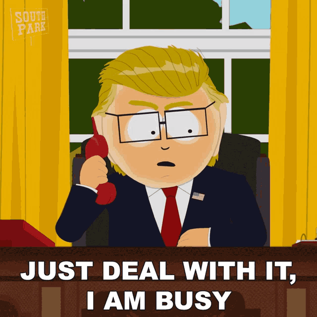 Just Deal With It Im Busy South Park GIF - Just Deal With It Im Busy South  Park Pandemic Special - Discover & Share GIFs