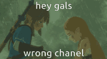 Hey Gals Wrong Chanel GIF - Hey Gals Wrong Chanel Link GIFs