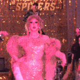 Modeling The Pink Spiders GIF