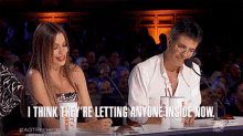 I Think Theyre Letting Anyone Inside Now Sofia Vergara GIF - I Think Theyre Letting Anyone Inside Now Sofia Vergara Americas Got Talent GIFs