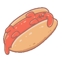 Hotdoggo Mrnyanpasu Doggo Sticker