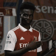 Arsenal Bukayo Saka GIF - Arsenal Bukayo Saka William Saliba GIFs