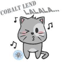 cobaltlend cblt lalala lalalalala cute kitten