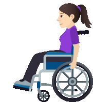 Wheelchair Joypixels Sticker - Wheelchair Joypixels Disabled Stickers