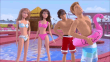 Barbie Thank You GIF - Barbie Thank You Pool Party GIFs
