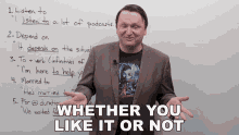 Whether You Like It Or Not Alex GIF - Whether You Like It Or Not Alex Engvid GIFs