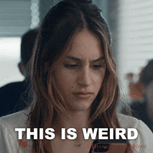 This Is Weird Nell Verlaque GIF - This Is Weird Nell Verlaque Thanksgiving GIFs