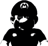 Dark Mario Sticker - Dark Mario Wtf Stickers