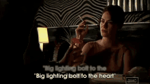 Mad Men: Don Draper "Big Lighting Bolt To The Heart" GIF - Madmen Don Drapper Lighting Bolt GIFs