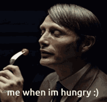 Hannibal Lector Hannibal GIF - Hannibal Lector Hannibal Me When Im Hungry GIFs