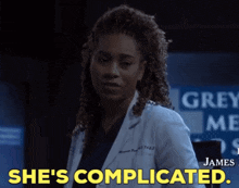 Greys Anatomy Maggie Pierce GIF - Greys Anatomy Maggie Pierce Shes Complicated GIFs