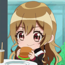 D4dj Kyoko GIF - D4dj Kyoko Burger GIFs