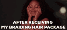 Braiding Hair Indique Hair GIF - Braiding Hair Indique Hair Box Braids GIFs