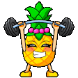 Theleaway Pineapple Fitness Sticker - Theleaway Pineapple Fitness Pineapple Stickers