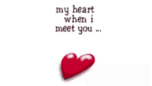 My Heart When I Meet You Love GIF - My Heart When I Meet You Love Heart GIFs