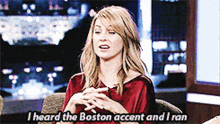Ellen Pompeo Boston Accent GIF - Ellen Pompeo Boston Accent I Heard The Boston Accent And I Ran GIFs