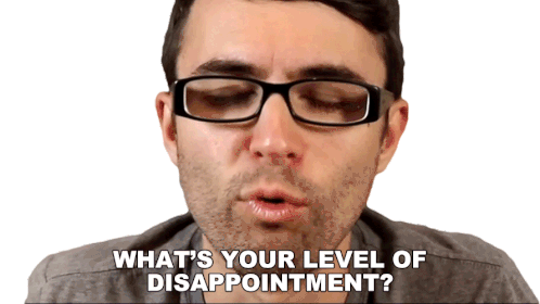 Whats Your Level Of Disappointment Steve Terreberry Sticker - Whats Your Level Of Disappointment Steve Terreberry How Disappointed Are You Stickers