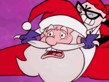 Happy Holidays Fake Santa GIF - Happy Holidays Fake Santa Merry Christmas GIFs