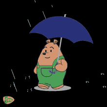 Rainy Day Raining GIF - Rainy Day Raining Pants Bear GIFs