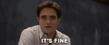 Its Fine Edward Cullen GIF - Its Fine Edward Cullen Robert Pattinson GIFs