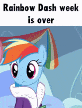 a picture of rainbow dash from my little pony
