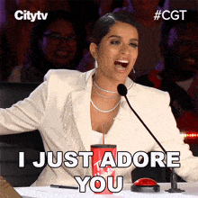 I Just Adore You Lilly Singh GIF - I Just Adore You Lilly Singh Canadas Got Talent GIFs