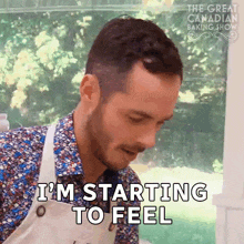 I'M Starting To Feel A Little Bit Homesick Loïc GIF - I'M Starting To Feel A Little Bit Homesick Loïc The Great Canadian Baking Show GIFs