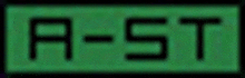 a green sign with the letters a and t on it .
