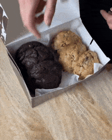 Peanut Butter Chocolate Cookie Cookies GIF - Peanut Butter Chocolate Cookie Cookies Dessert GIFs