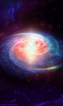 universe galaxy space stars spin