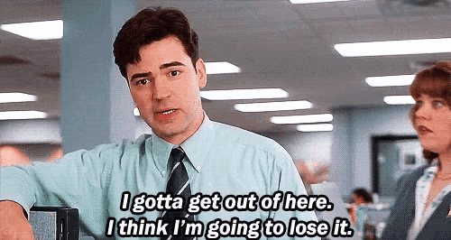 a man in a tie says 