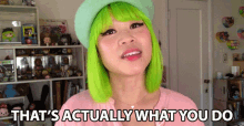 Thats Actually What You Do Goldie Chan GIF - Thats Actually What You Do Goldie Chan Goldiecylon GIFs